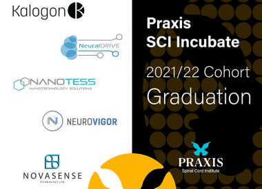 Praxis SCI Incubate Cohort 2021-22 Graduation with company logos
